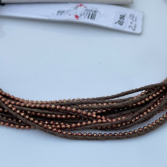 Treasure & Bond Necklaces Gold plated multi rows B - Picture 2 of 6